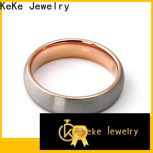 KeKe tough wedding bands customized for marry