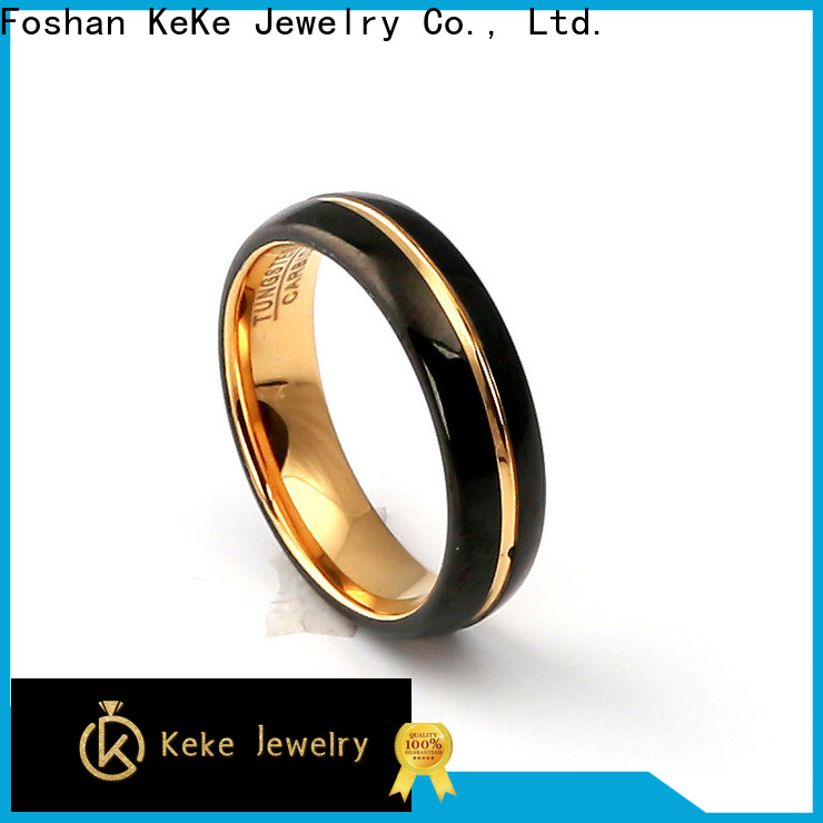 KeKe high quality tungsten rings for marry