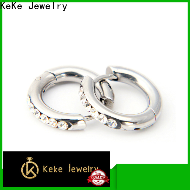 KeKe Popular flat earrings for ladies customized for ear