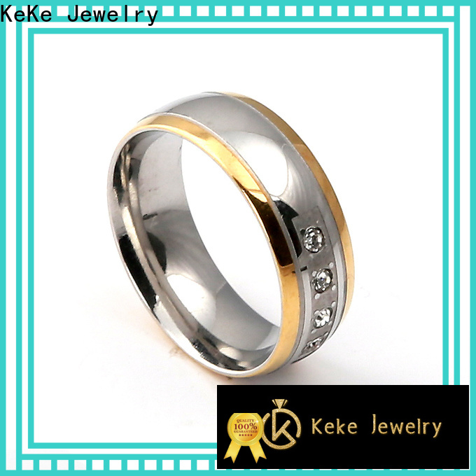 KeKe creative stainless steel rings for sale factory for Be engaged