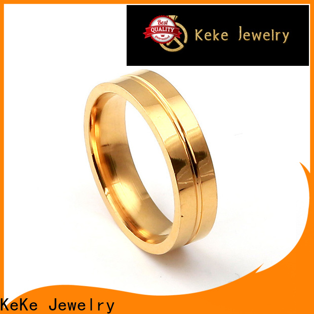 KeKe popular stainless steel promise rings manufacturer for Dress collocation
