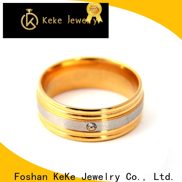 KeKe colorful stainless steel rope rings factory for Be engaged
