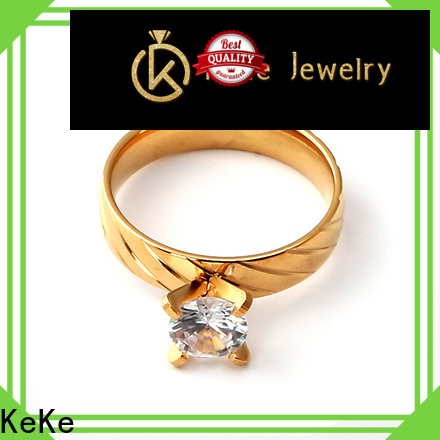 KeKe good quality 1 inch stainless steel rings factory for Be engaged