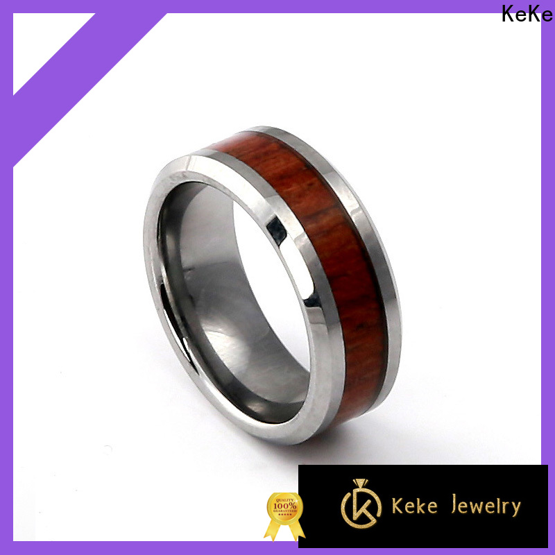 KeKe High-quality tungsten black band for marry