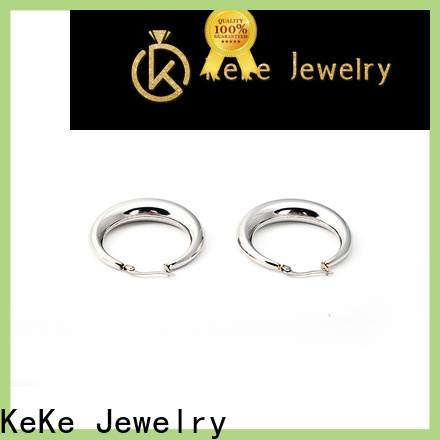 modern white ear studs customized for Dress collocation