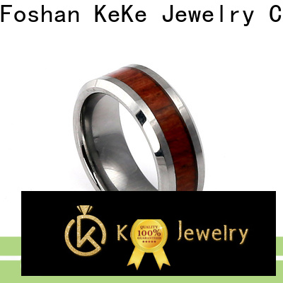 High quality tungsten promise rings for him manufacturer for Be engaged