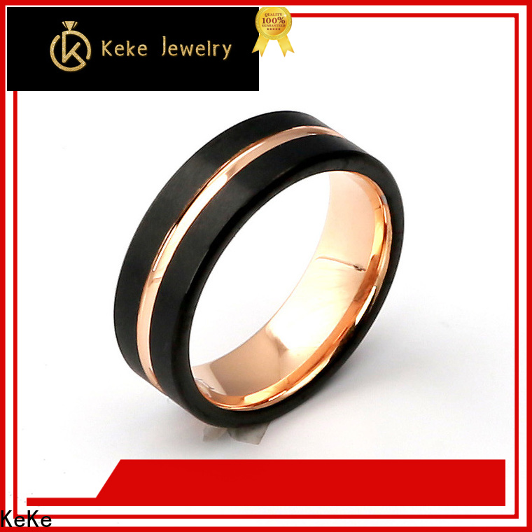 KeKe good quality unique tungsten rings factory price for decorate