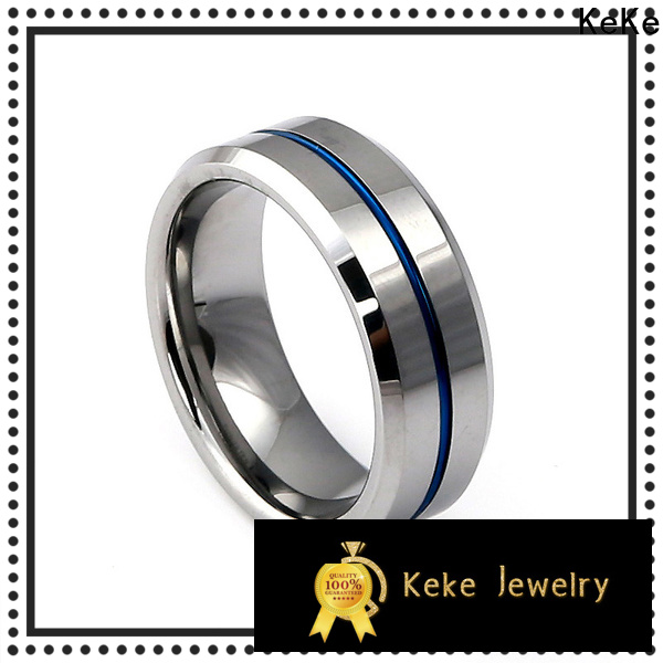High quality inexpensive tungsten wedding bands directly sale for Dress collocation