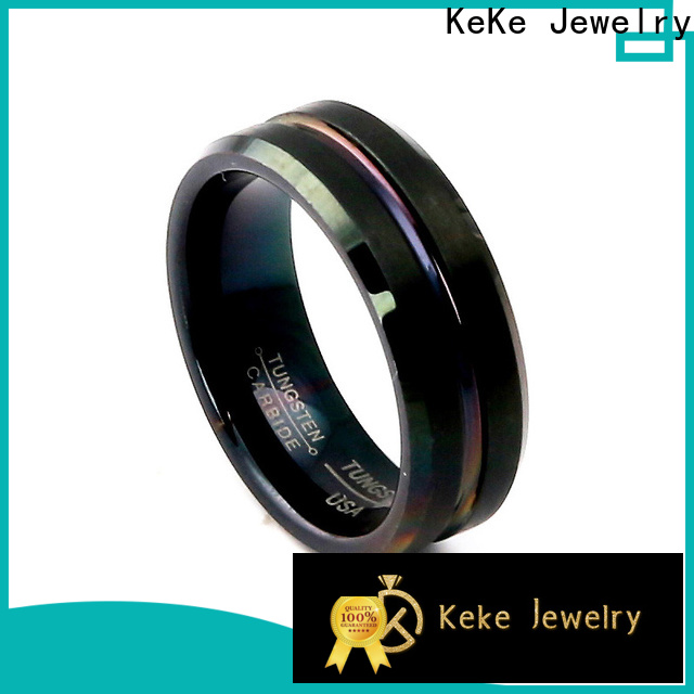 KeKe practical guys wedding rings tungsten wholesale for Be engaged