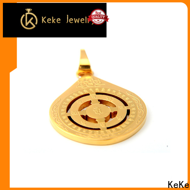 KeKe durable rose sterling silver pendant necklace personalized for decorate