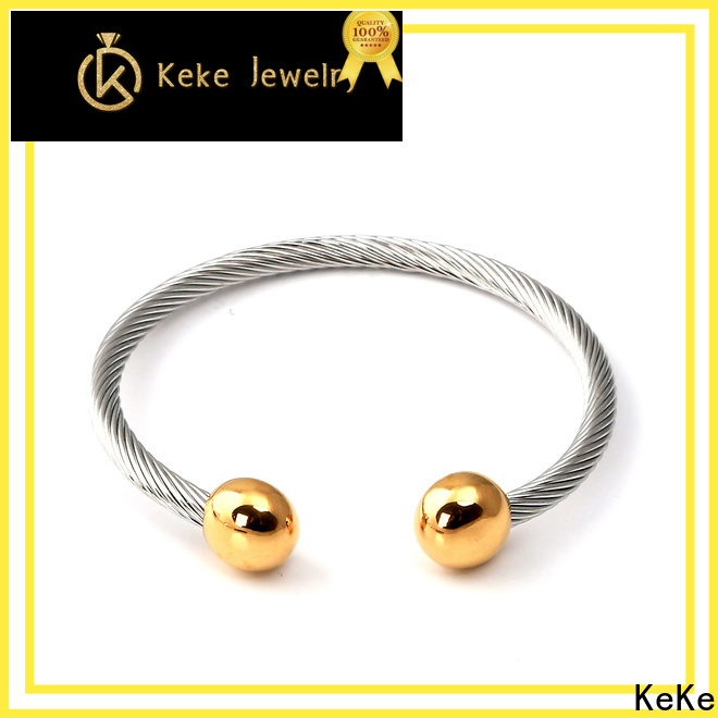 professional silver bangle bracelets with stones customization for decorate