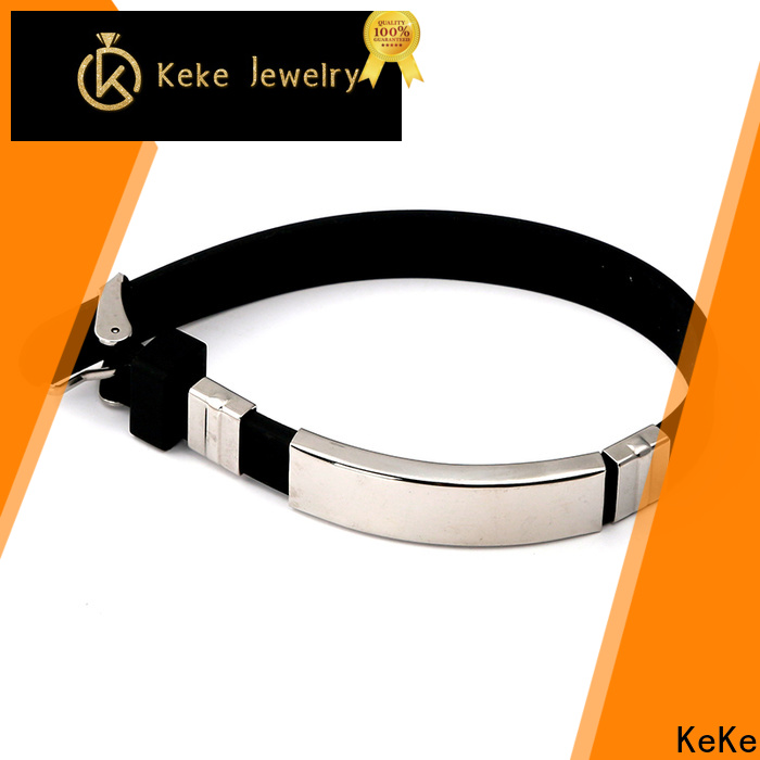 KeKe silver bangle bracelet with clasp factory for hand