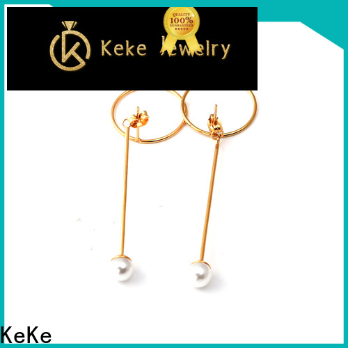 KeKe exquisite fashion earrings manufacturer customized for ear