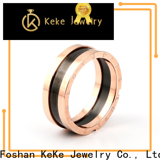 fashion stainless rings manufacturer for Be engaged