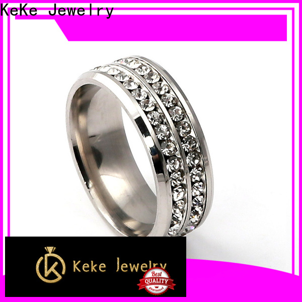 KeKe high quality rose gold stainless steel jewelry factory price for Dress collocation