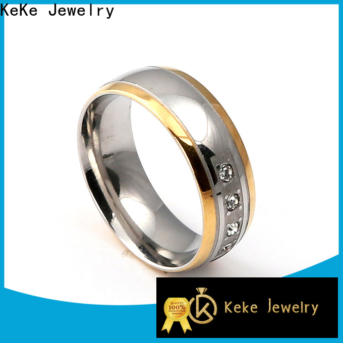 KeKe high quality custom jewelry engagement rings factory price for marry