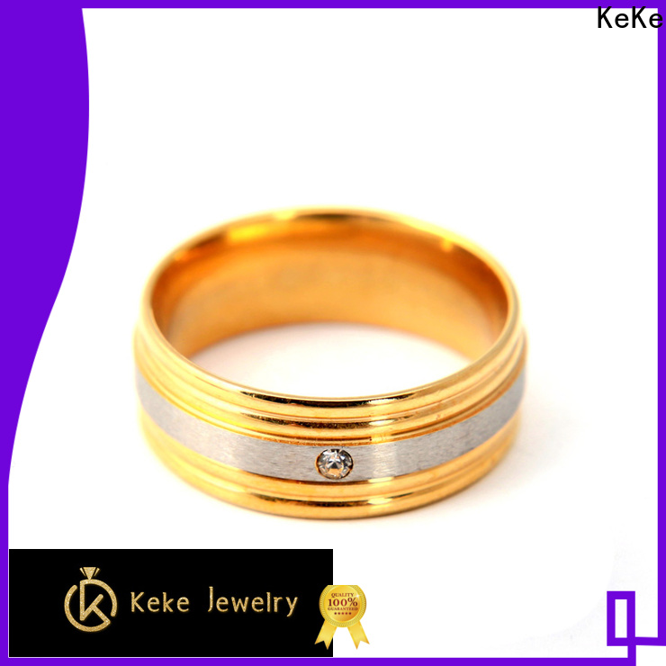 KeKe small stainless steel rings factory for decorate