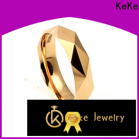 KeKe tungsten carbide claddagh ring customized