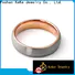 KeKe black tungsten wedding bands for her wholesale for Dress collocation