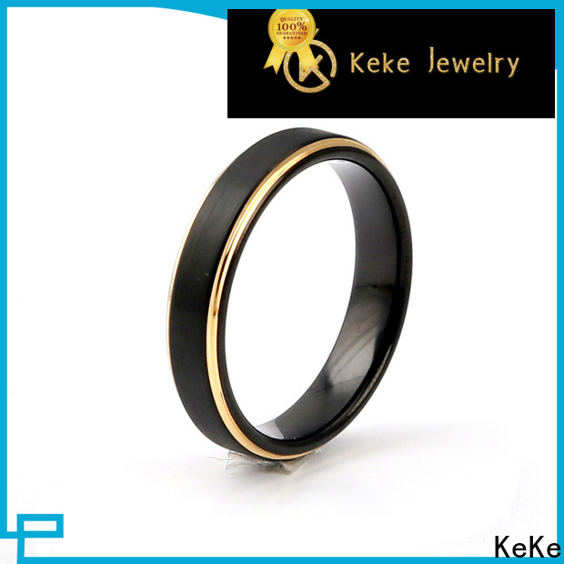 KeKe best tungsten wedding bands for Dress collocation