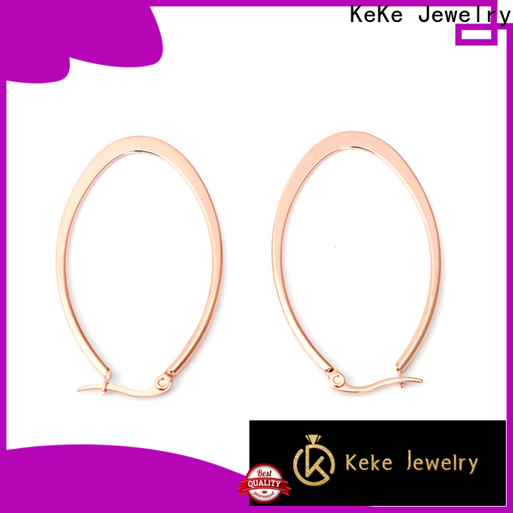 KeKe exquisite rose gold dangle earrings jewelry customization for decorate