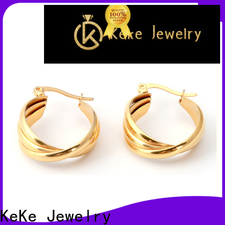KeKe gold jewellery studs customized for decorate