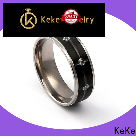 KeKe stainless steel jewelry rings