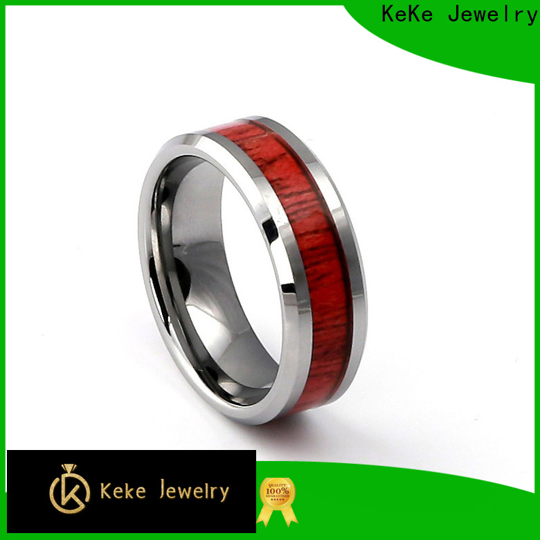 KeKe stainless steel promise rings