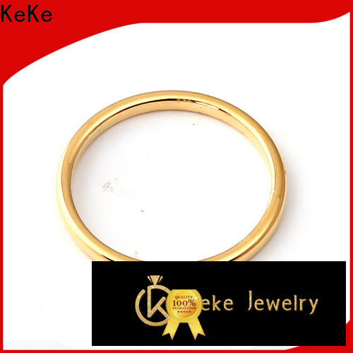 KeKe custom stainless steel rings