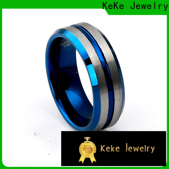 KeKe stainless steel promise rings