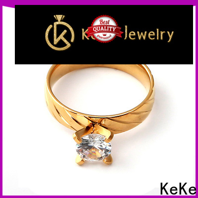 KeKe stainless steel fashion rings