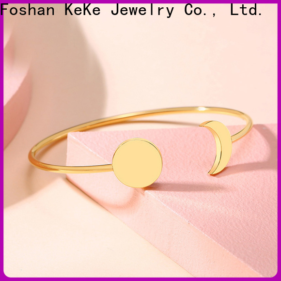 KeKe steel fashion bangle bracelets manufacturers for girls