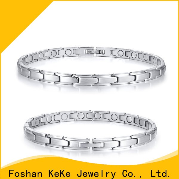 Latest custom fashion jewelry manufacturer germanium factory for men
