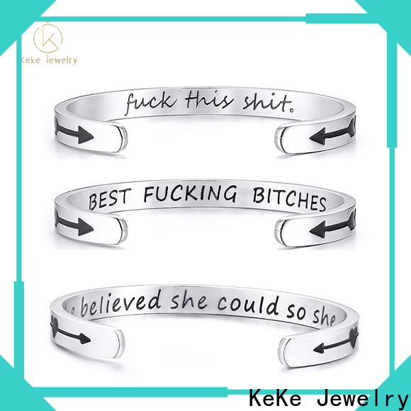 KeKe Custom bangle bracelet manufacturers for men