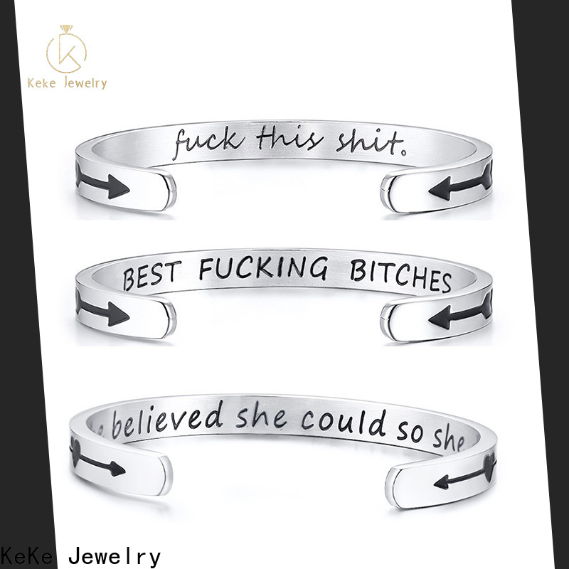 KeKe trendy custom made jewelry bracelets for business for women