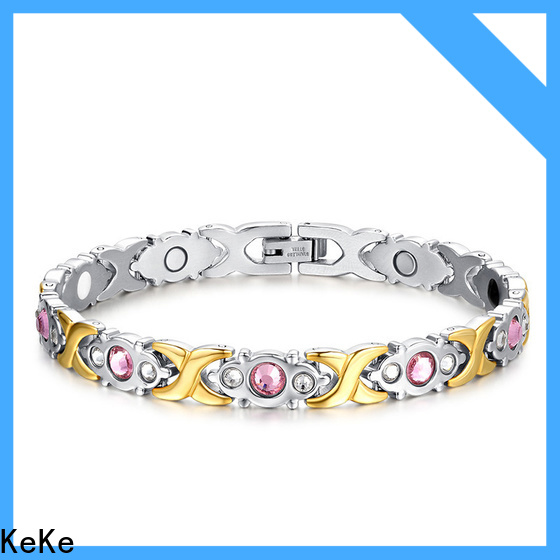 Latest custom made bracelets heart suppliers for men