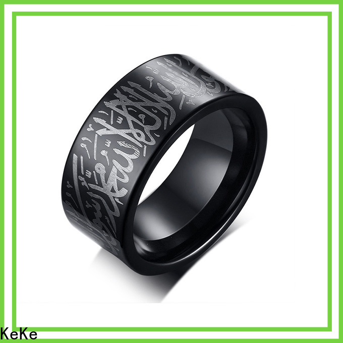KeKe material unique stainless steel rings suppliers for men