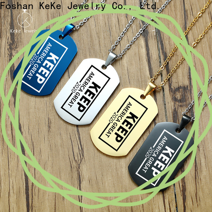 Latest custom made pendants logo manufacturers for women