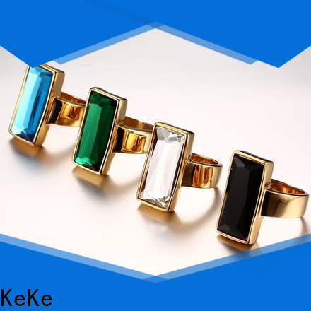 KeKe personalized stainless steel rings factory for men