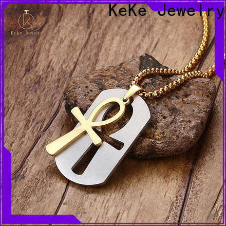 Custom custom necklace logo factory for girls