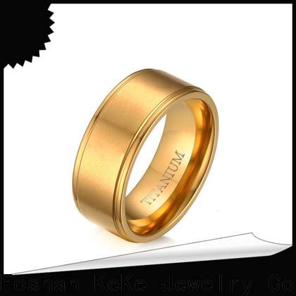 KeKe smooth custom jewelry rings for business for men
