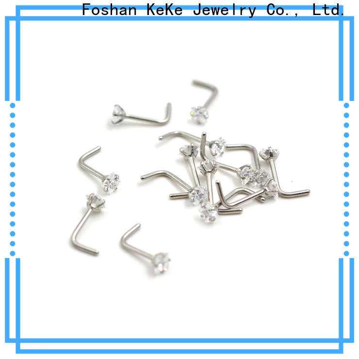 KeKe real gold nose studs factory for women