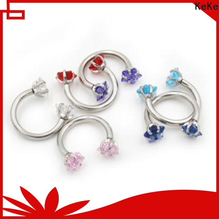 KeKe Best diamond nose ring supply for girls