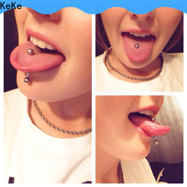 KeKe diamond tongue stud manufacturers for women