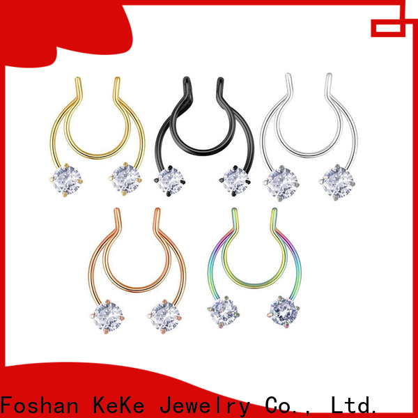 KeKe gold piercing jewelry manufacturers for girls
