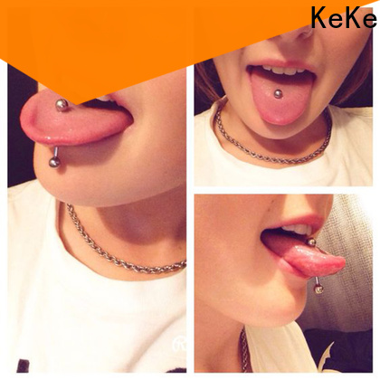 KeKe High-quality ear piercing jewelry factory for lady