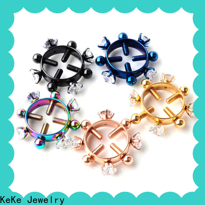KeKe New gold piercing jewelry suppliers for girls
