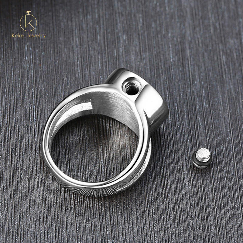 Stainless Steel Men's Ring Openable Design Spot Wholesale RC-457