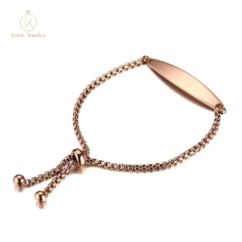 Customized Bracelets Rose Gold Design Adjustable Ladies Bracelet BR-436