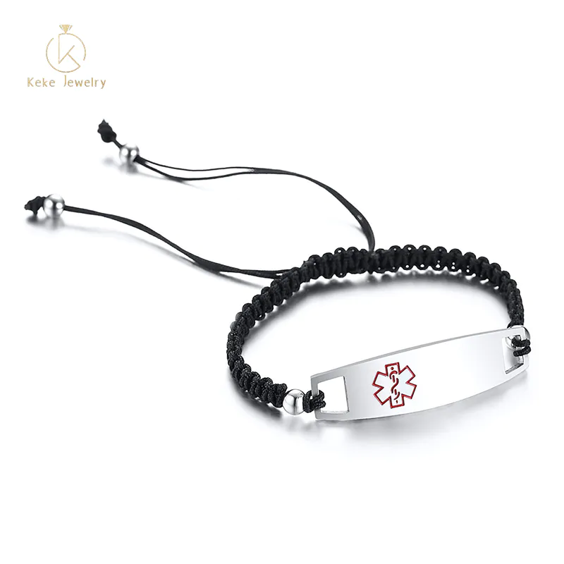 Custom Personalized Bracelets Medical Sign Adjustable Bracelet Suppliers BR-596
